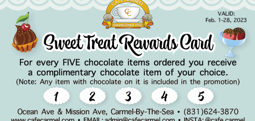 Sweet Treat Rewards Card