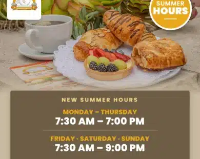 Summer at Café Carmel is here — and we’re staying open later just for you!