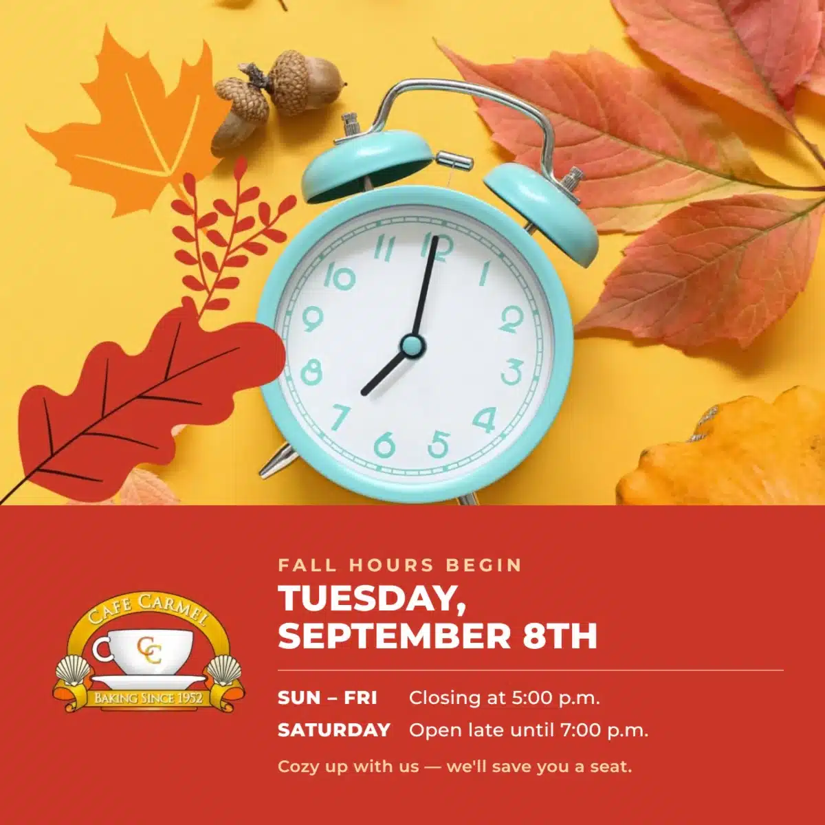 CC - Fall Hours Begin